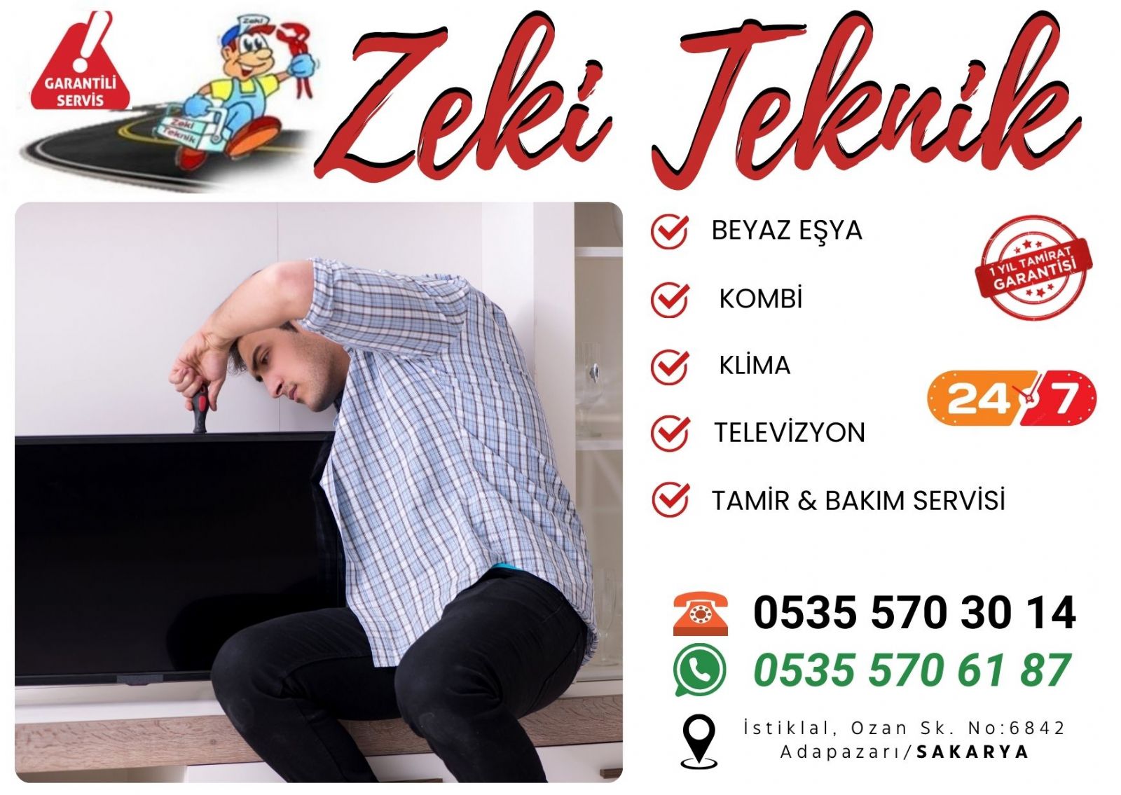 Adapazarı Televizyon Tamircisi